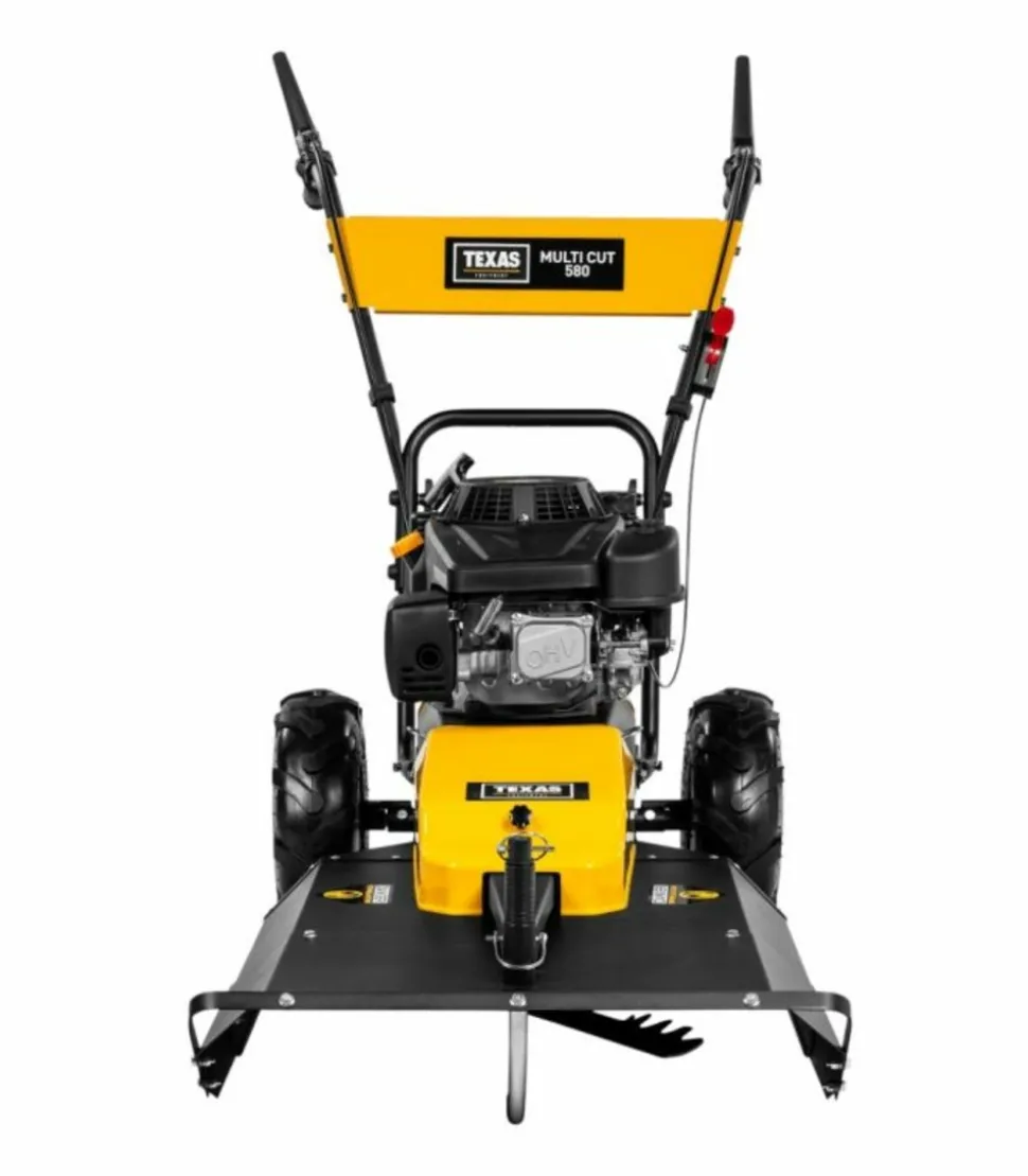 TEXAS - Tondeuse débroussailleuse professionnelle 58 cm, moteur 224 cc, 2 vitesses – texas multi cut 580tg