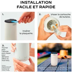 THERMACELL - Ensemble de recharges 120h pour anti-moustiques thermacell