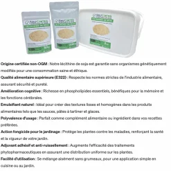 TOUT POUR LES NUISIBLES - Lécithine de soja sans ogm, solu'control - sachet de 200g