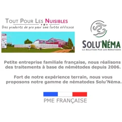 TOUT POUR LES NUISIBLES - Solunéma - nématodes - mouches du terreau 25 millions nématode sf