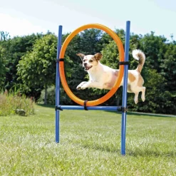 TRIXIE - Cerceau d'agilité pour chiens 115 x 3cm plastique