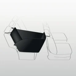 TRIXIE - Housse de siège auto pour chiens 65 x 145 cm noir et beige