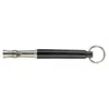 TRIXIE - Sifflet haute fréquence 8 cm noir gris pour entrainement canin