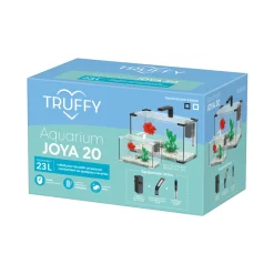 TRUFFY - Aquarium JOYA LED équipé noir 23 litres - L.40,5xP.23,5xH.25,4cm