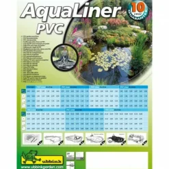 UBBINK - Ubbink bâche pour bassin de jardin / étang en pvc 6 * 7 metres noir 401398