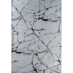 UNAMOURDETAPIS - Tapis de chambre 160x230 lyn11 marb gris, facile d'entretien