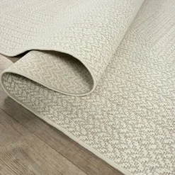 UNAMOURDETAPIS - Tapis extérieur intérieur 160x230 lyn13 rezy aspect jute ton sur ton