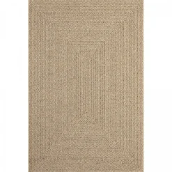 UNAMOURDETAPIS - Tapis extérieur intérieur 60x90 lyn13 rezy aspect jute ton sur ton
