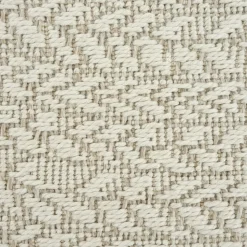 UNAMOURDETAPIS - Tapis extérieur intérieur rond ø80 lyn13 rezy aspect jute motif rond ton sur ton