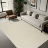 UNAMOURDETAPIS - Tapis extérieur intérieur 140x200 lyn13 rezy aspect jute ton sur ton