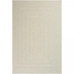 UNAMOURDETAPIS - Tapis extérieur intérieur 140x200 lyn13 rezy aspect jute ton sur ton