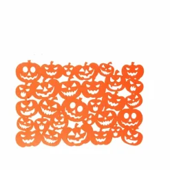 URBAN LIVING - Décoration d'halloween - set de table citrouille - orange