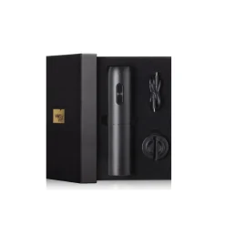 Vacu vin tire bouchon électrique et coupe capsule noir - 91004606