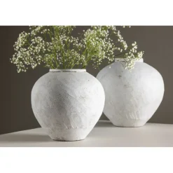 VENTURE HOME - Vase en grès globe 14 x 25 x 23 cm