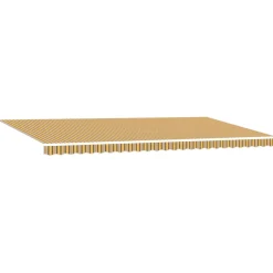 VIDAXL - Auvent rétractable with manuel 600 × 300 cm multicolore