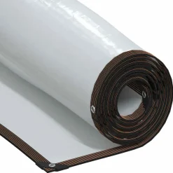 VIDAXL - Bâche transparente avec œillets 6x12 m polyéthylène