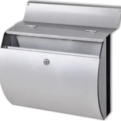 VIDAXL - Boîte aux lettres en acier inoxydable