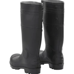 VIDAXL - Bottes de pluie noir taille 40 pvc