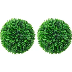 VIDAXL - Boules de buis artificielles 2 pcs 38 cm