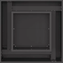 VIDAXL - Braise noir 60 x 60 x 30 cm acier laminé à froid