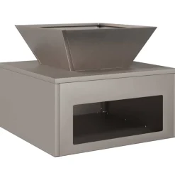 VIDAXL - Braise rouillé 50 x 50 x 40 cm acier résistant aux intempéries