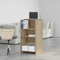 VIDAXL - Bureau réception chêne sonoma 55x50x103,5 cm bois d'ingénierie