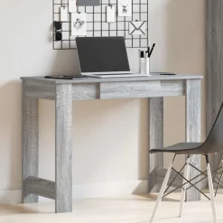 VIDAXL - Bureau sonoma gris 100x45x75 cm bois d'ingénierie