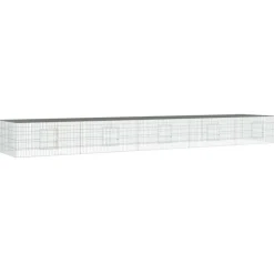 VIDAXL - Cage à lapin 5 panneaux 541x109x54 cm fer galvanisé