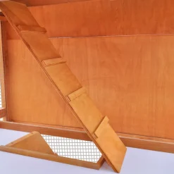 VIDAXL - Clapier d extérieur enclos pour petits animaux 3 niveaux bois
