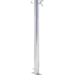 VIDAXL - Colonne à eau de jardin 100 cm acier inoxydable rond