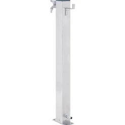 VIDAXL - Colonne à eau de jardin 40 cm acier inoxydable carré