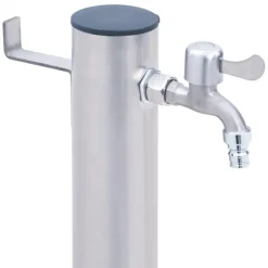 VIDAXL - Colonne à eau de jardin 80 cm acier inoxydable rond