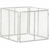 VIDAXL - Composteur de jardin 85x85x70 cm fer galvanisé