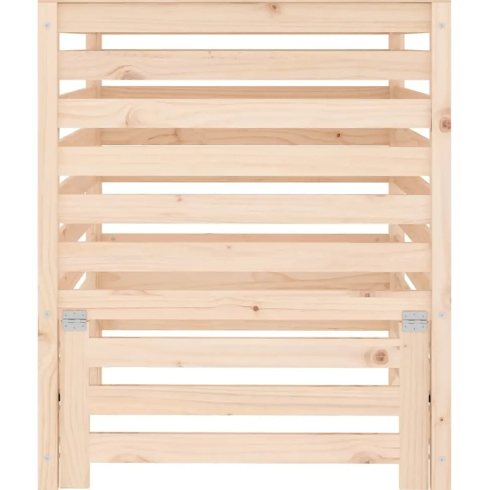 VIDAXL - Composteur 82,5x82,5x99,5 cm bois massif de pin