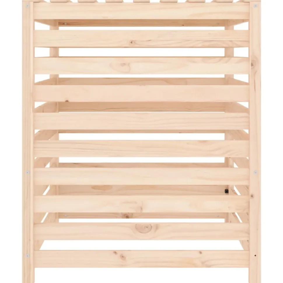 VIDAXL - Composteur 82,5x82,5x99,5 cm bois massif de pin