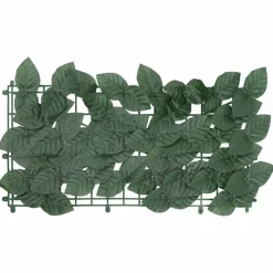 VIDAXL - Écran de balcon avec feuilles vert foncé 600x75 cm