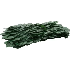 VIDAXL - Écran de balcon avec feuilles vert foncé 600x75 cm