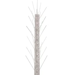 VIDAXL - Ensemble de 40 pointes à 5 rangées contre oiseaux inox 20 m