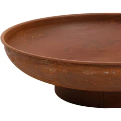 VIDAXL - Foyer 57 cm acier