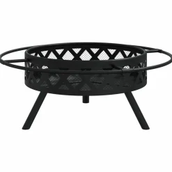 VIDAXL - Foyer avec tisonnier 70 cm xxl acier