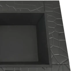 VIDAXL - Foyer avec tisonnier 79x79x46,5 cm xxl acier