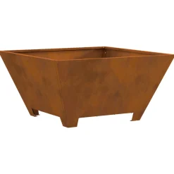 VIDAXL - Foyer carré 60x60x30 cm en acier résistant aux intempéries