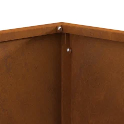 VIDAXL - Foyer carré 60x60x30 cm en acier résistant aux intempéries