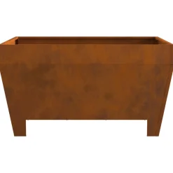 VIDAXL - Foyer carré 80x80x43 cm en acier anti-météo