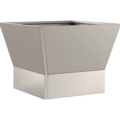 VIDAXL - Foyer carré 40x40x30 cm en acier vieilli