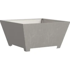 VIDAXL - Foyer carré 80x80x40 cm en acier weathering