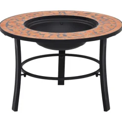 VIDAXL - Foyer mosaïque terre cuite 68 cm céramique
