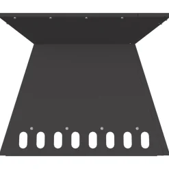 VIDAXL - Foyer noir 48x48x40 cm acier