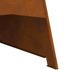 VIDAXL - Foyer pyramid 50x45x95 cm en acier résistant aux intempéries