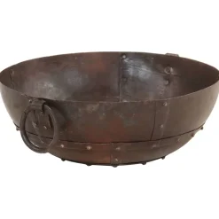 VIDAXL - Foyer rustique ø 40 cm fer